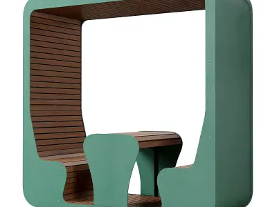 Outdoor gazebo  3D model
