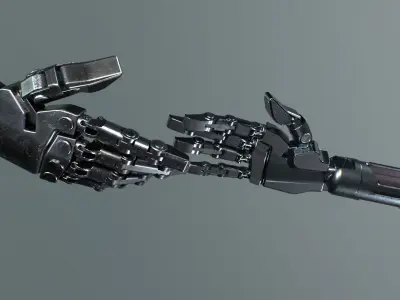 Robohands Low-poly 3D model