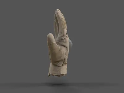 VR Hands - Combat Glove Low-poly 3D model
