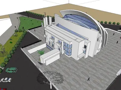 Architecture-Religion-God-Culture-Temple-0120 architectural b... 3D model
