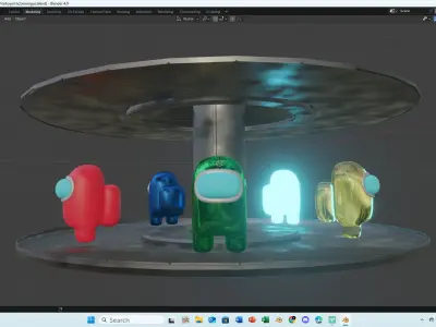 Among Us  Low-poly 3D model