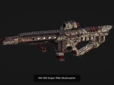M4-HM Weapon Bundle 3D Model Pack