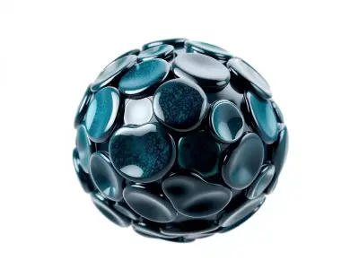 Glossy Ceramic Tiles HQ PBR Textures Set Texture