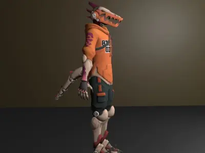 haxsaur 3D model