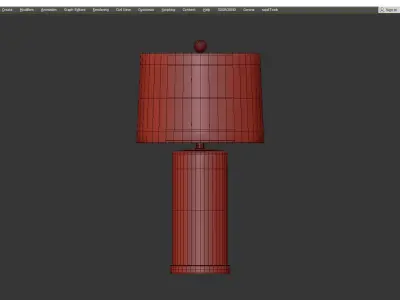 Chelsea House Malachite Cylinder Table Lamp Low-poly 3D model