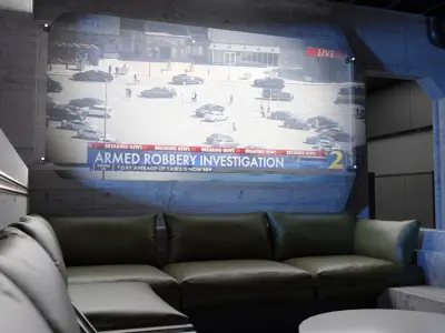 Cyberpunk Apartment v4 Scene 3D model