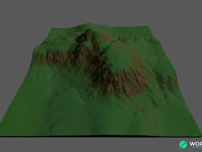 Hills 02 3D model