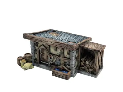The Storehouse - The Hamlet of Misty Hollow 3D print model