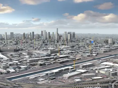 Los Angeles City USA 3D model