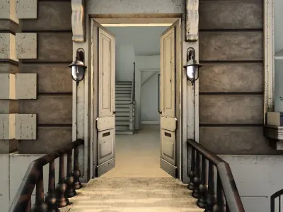 City Appartement Low-poly 3D model