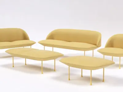 Muuto Oslo Furniture Set 3D model
