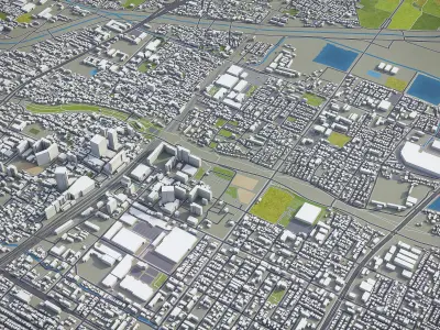 Kusatsu  Low-poly 3D model