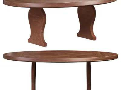 GRAND CONCORDE OVAL TABLE by bakerfurniture 3D model