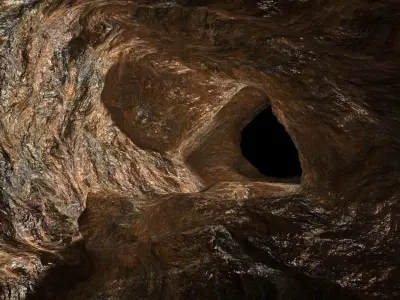Cave Tunnel 3D model