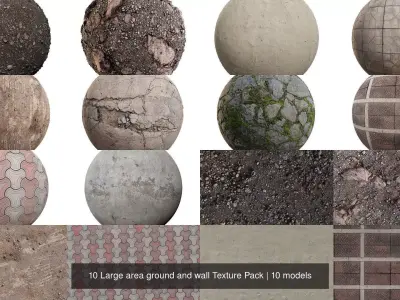 10 Large area ground and wall Texture Pack Texture