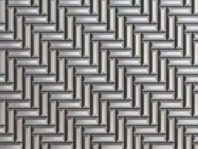 Silver Metal Powdered Plaster PBR Seamless Texture