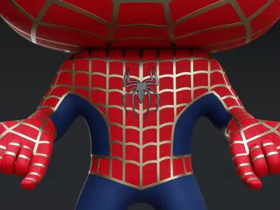 Funko Spider-Man Classic 3D model