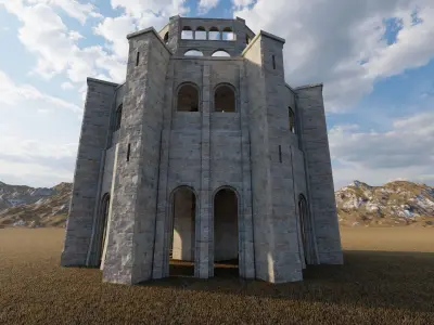 Parthenon-Historical Greek Temple 3D model