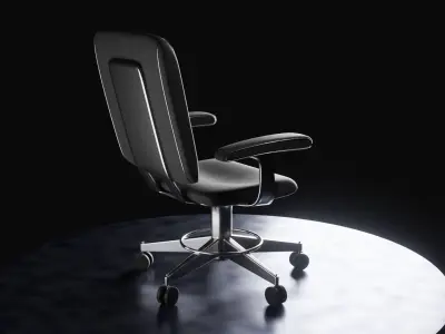 Simple Office Chair 3D model