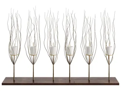 candle trank decorative  Low-poly 3D model