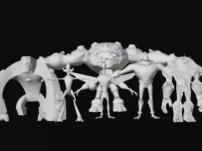 Ben 10 Omniverse 3D Model Pack 3D model