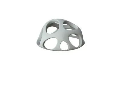 SciFi Cube Object No 51223 Low Poly Shape Low-poly 3D model