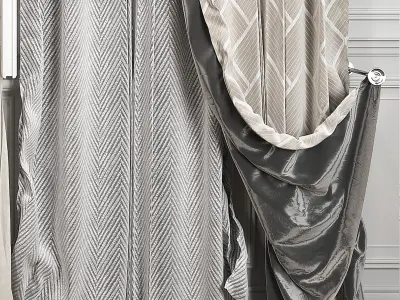 Curtain Set 487C 3D model