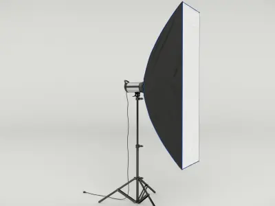 Studio Softbox Rectangular 3D model