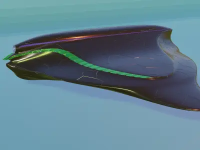 Sci Fi Spaceship Model  3D model