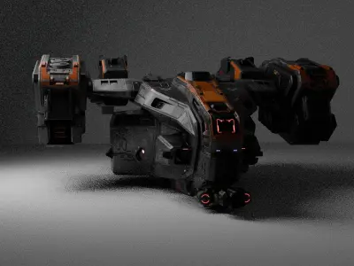 Alien Spaceship  3D model