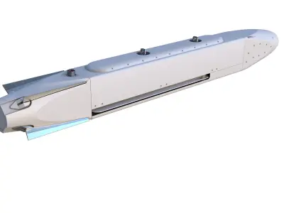 SPICE 250 Guided Bomb Low-poly 3D model