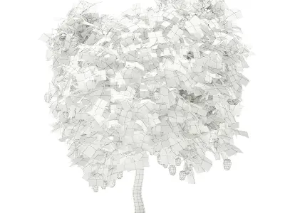 Mango Tree with Fruits 3D model