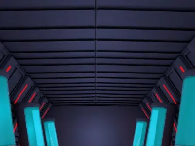 Sci Fi Room 3D model buy