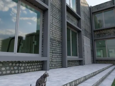 Housing Project Architectural Design 3D model