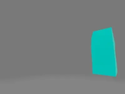 rigged-cube-charecter light sculpture Free 3D model