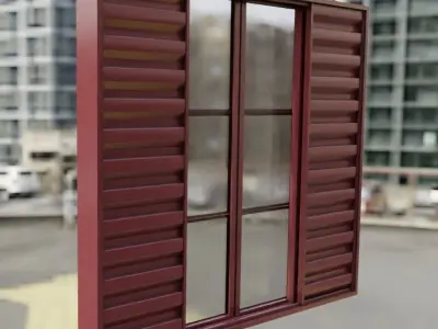 window 01 3D model purchase