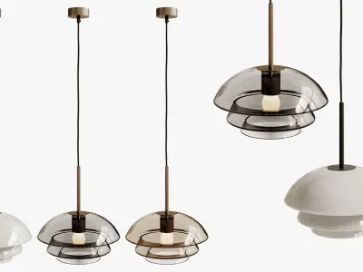 Archive Pendant Light by Hadeland Glassverk 3D model