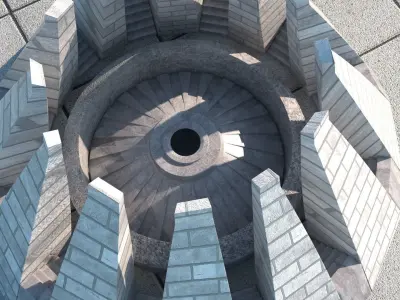 Armenian Genocide Memorial Complex 3D model