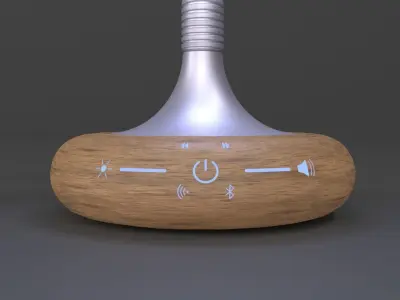 Speaker lamp 3D model