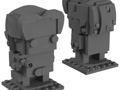 Lego Brickheadz - 41608 Han Solo 3D model