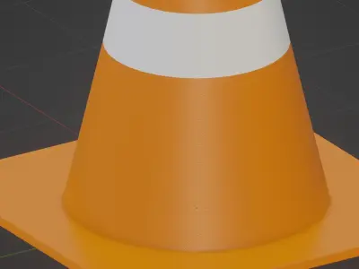 Traffic Cone - low poly - Game Ready Low Poly - 3D Low-poly 3D model