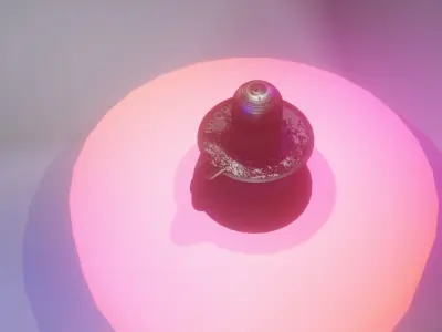 SHIVALINGAM lamp with light 3D model