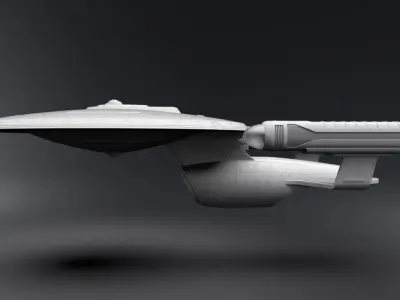 Enterprise  C Scale model   3D print model