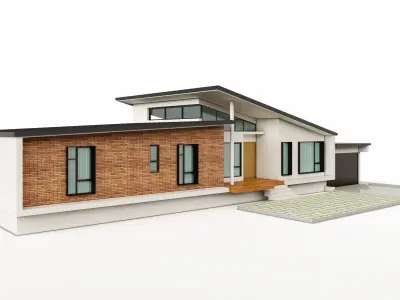Single Family House-7 3D model