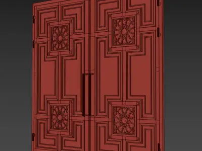 Gate black loft 018 3D model