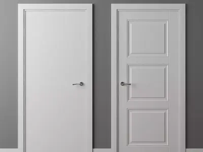 Doors Union Riviera p flat and 126p 3D model