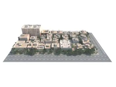 city 02 set 01 am 133 3D model