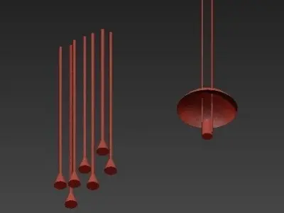 Pendant lamp 3D model 18