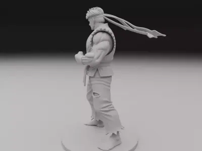 Ryu Street Fighter 3D print model purchase