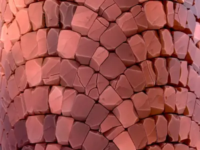 Stylized Pavement Substance PBR material and textures Texture